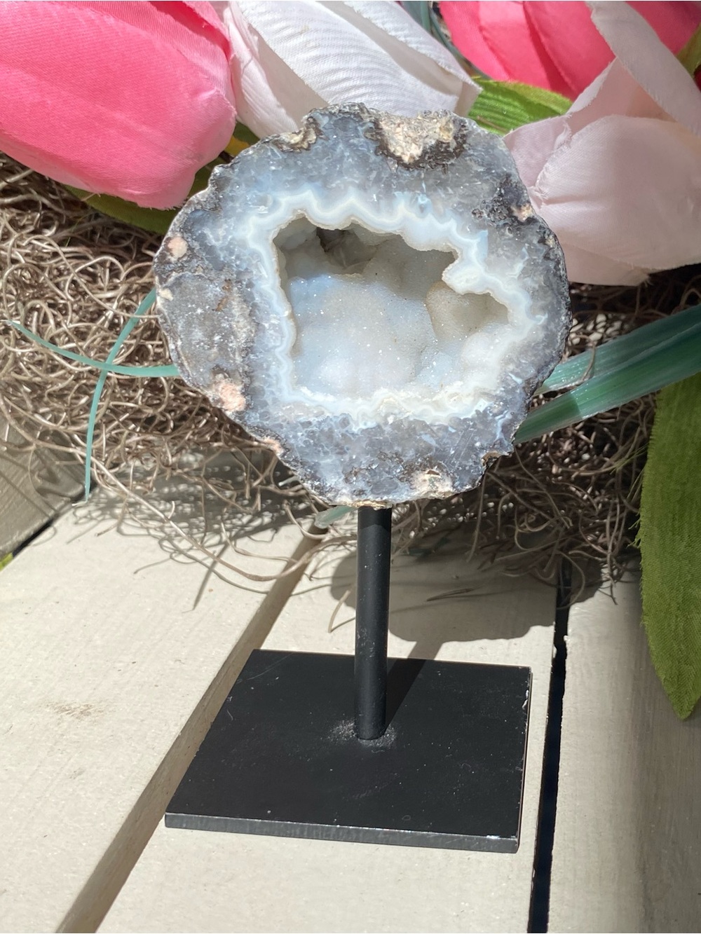 Druzy Geode On Display 2